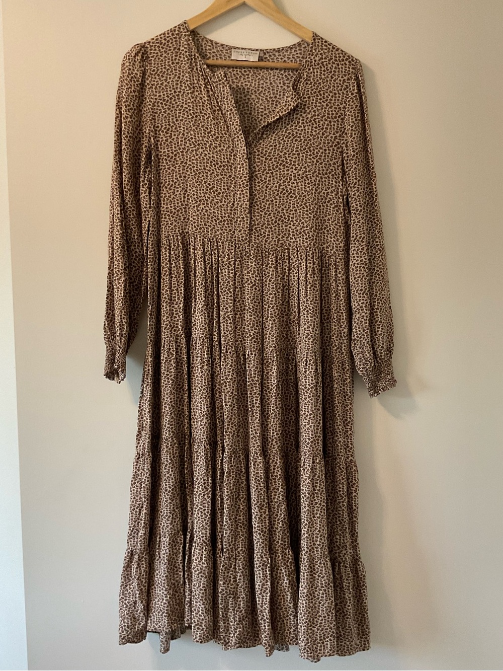 Dress forum leopard tiered maxi dress